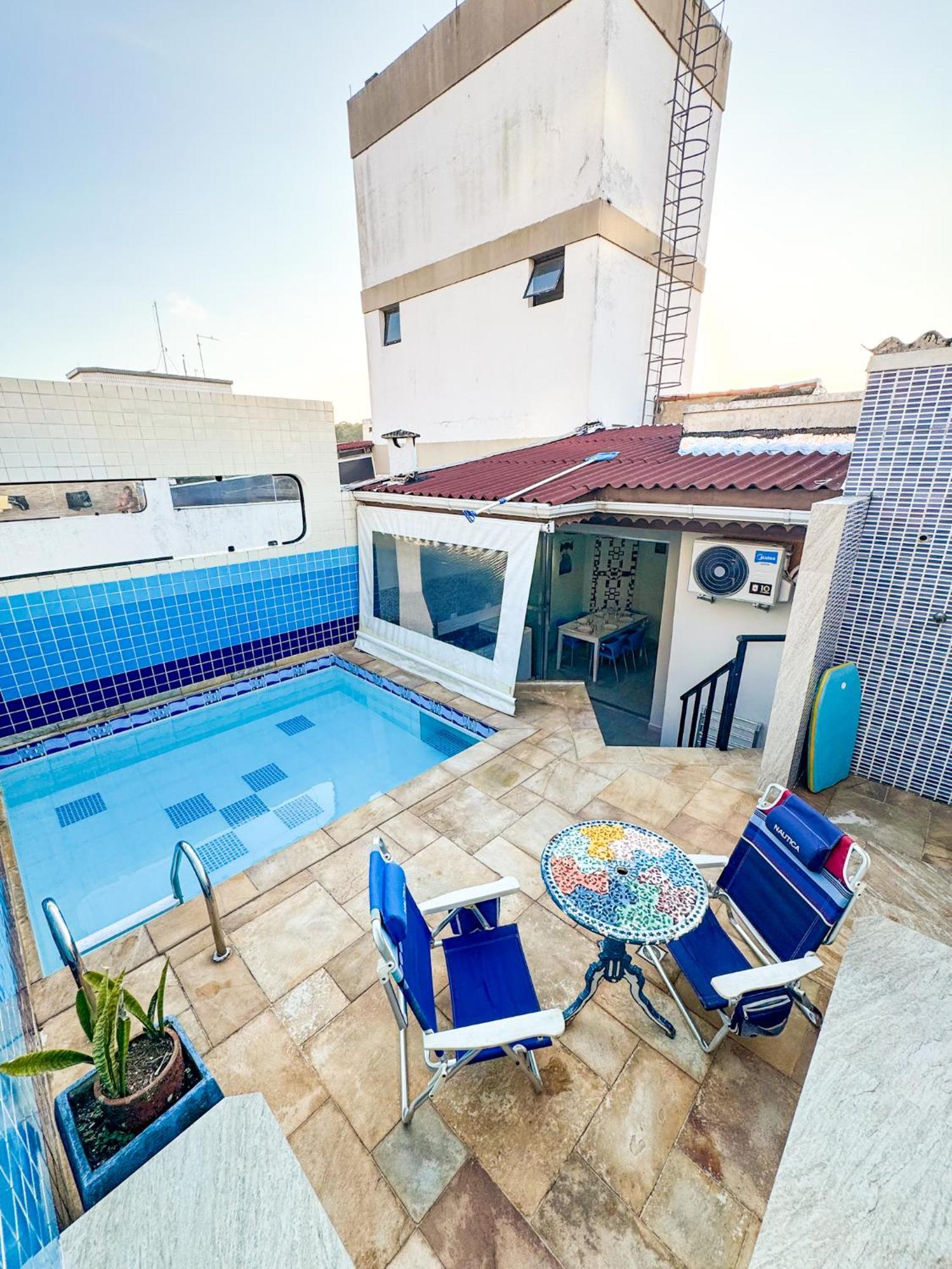 Cobertura 51 De 3 Quartos Com Piscina E Churrasqueira Privativa กัวรูจา ภายนอก รูปภาพ